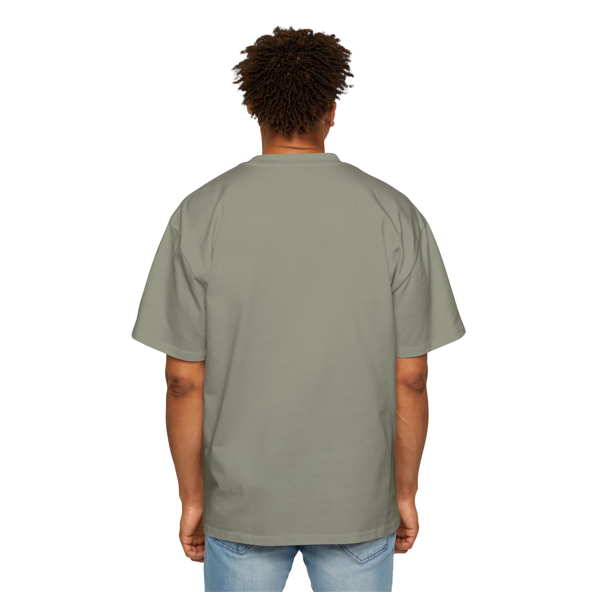 Bamileke/ Culture / Pride / Modern - Black label design Men's Heavy Oversized Tee - A Modern Celebration of Heritage