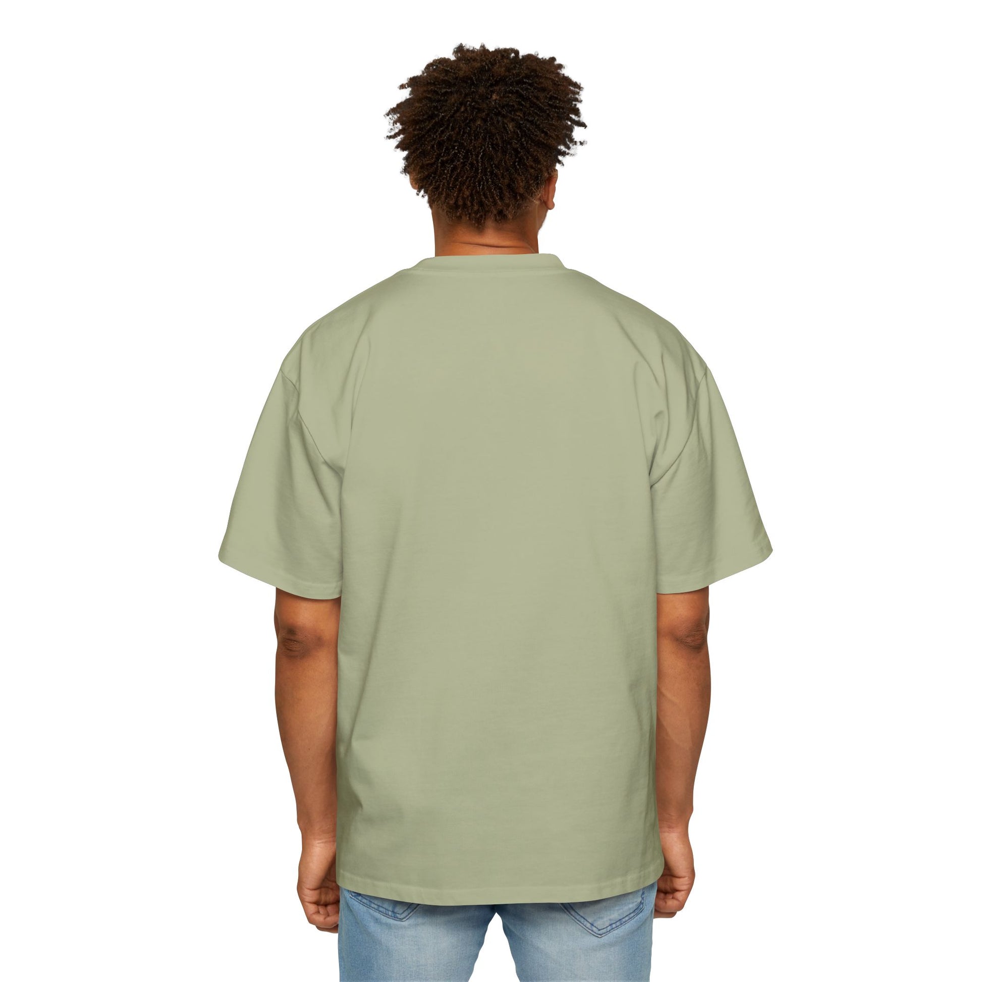 Bamileke/ Culture / Pride / Modern - Black label design Men's Heavy Oversized Tee - A Modern Celebration of Heritage