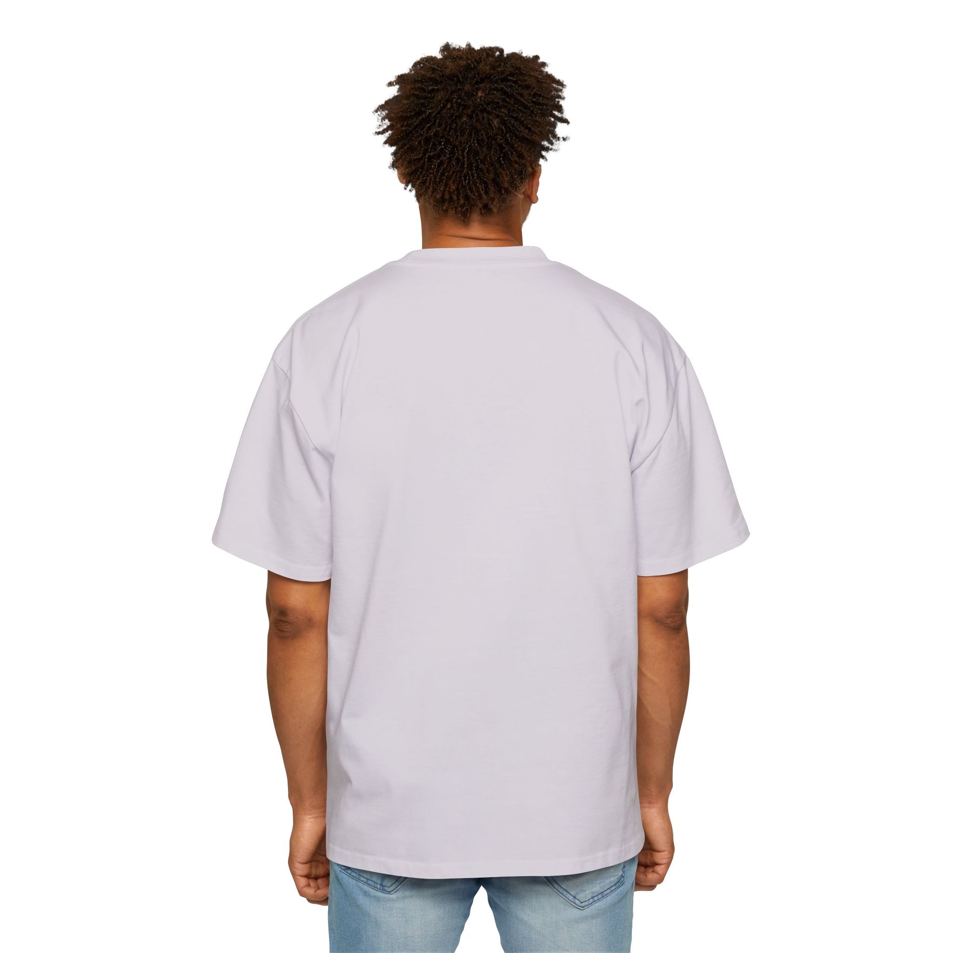 Bamileke/ Culture / Pride / Modern - Black label design Men's Heavy Oversized Tee - A Modern Celebration of Heritage