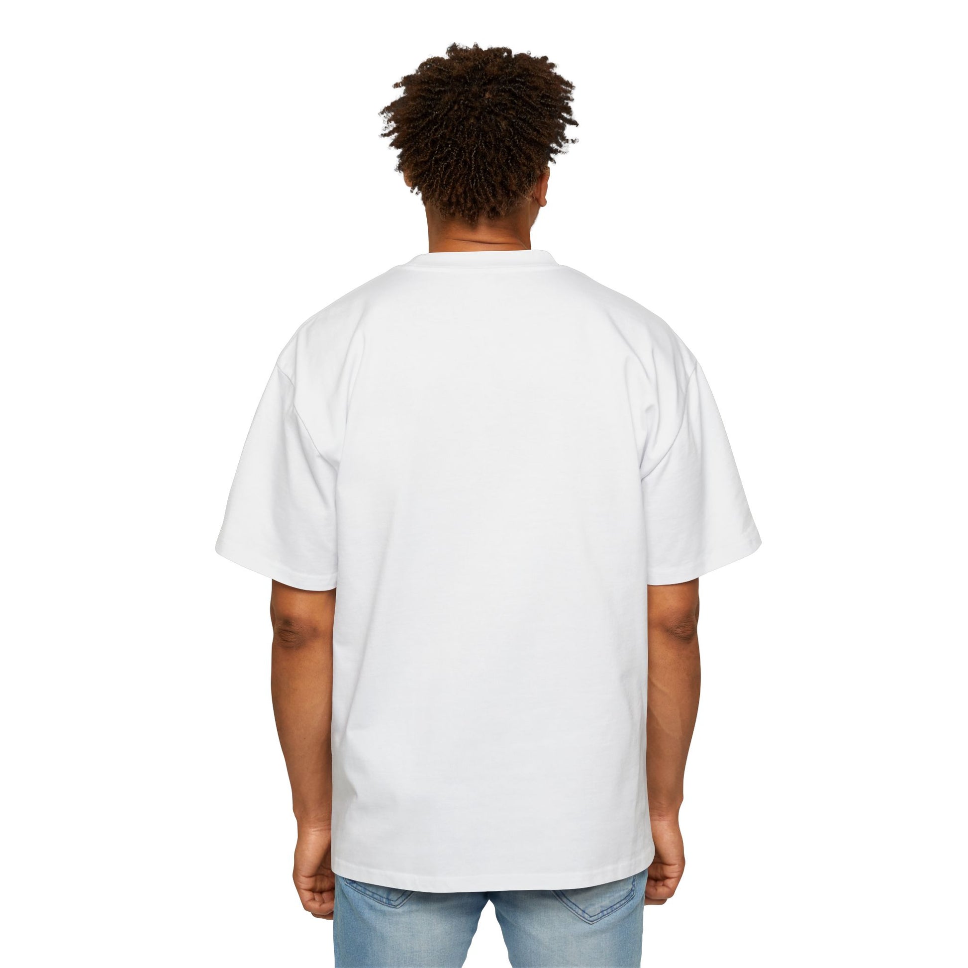Bamileke/ Culture / Pride / Modern - Black label design Men's Heavy Oversized Tee - A Modern Celebration of Heritage