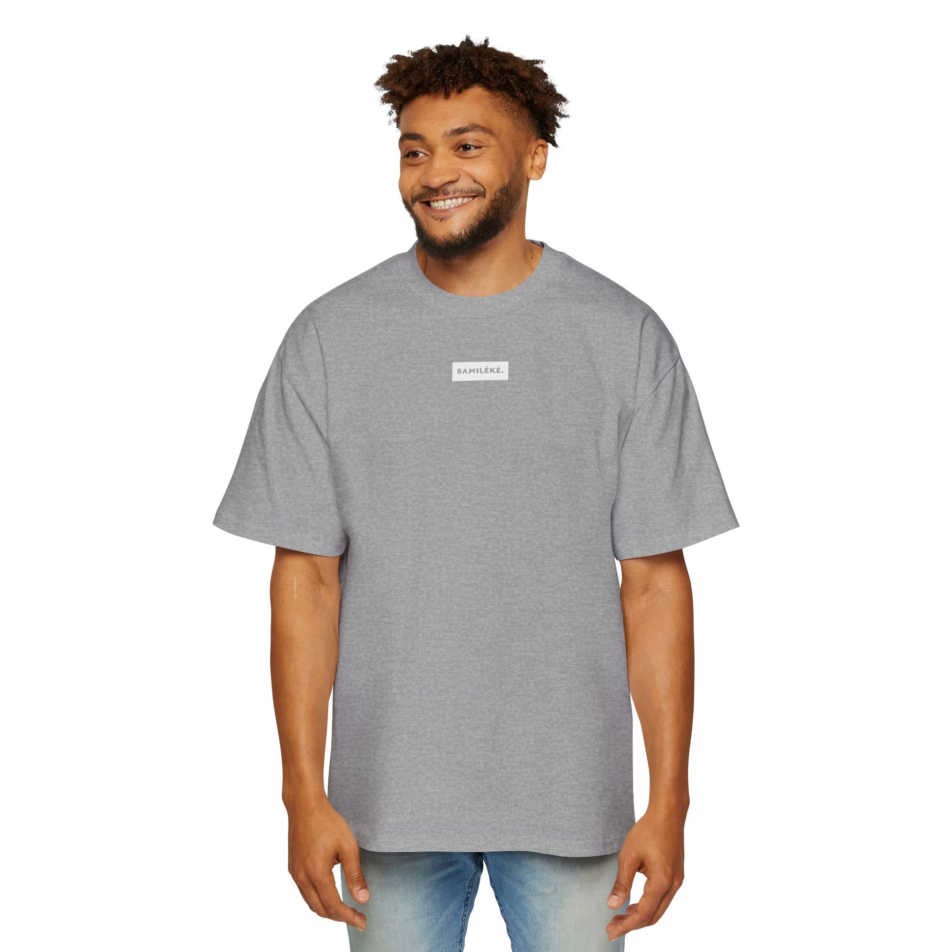 Bamileke/ Culture / Pride / white label design Modern Men's Heavy Oversized Tee - A Modern Celebration of Heritage