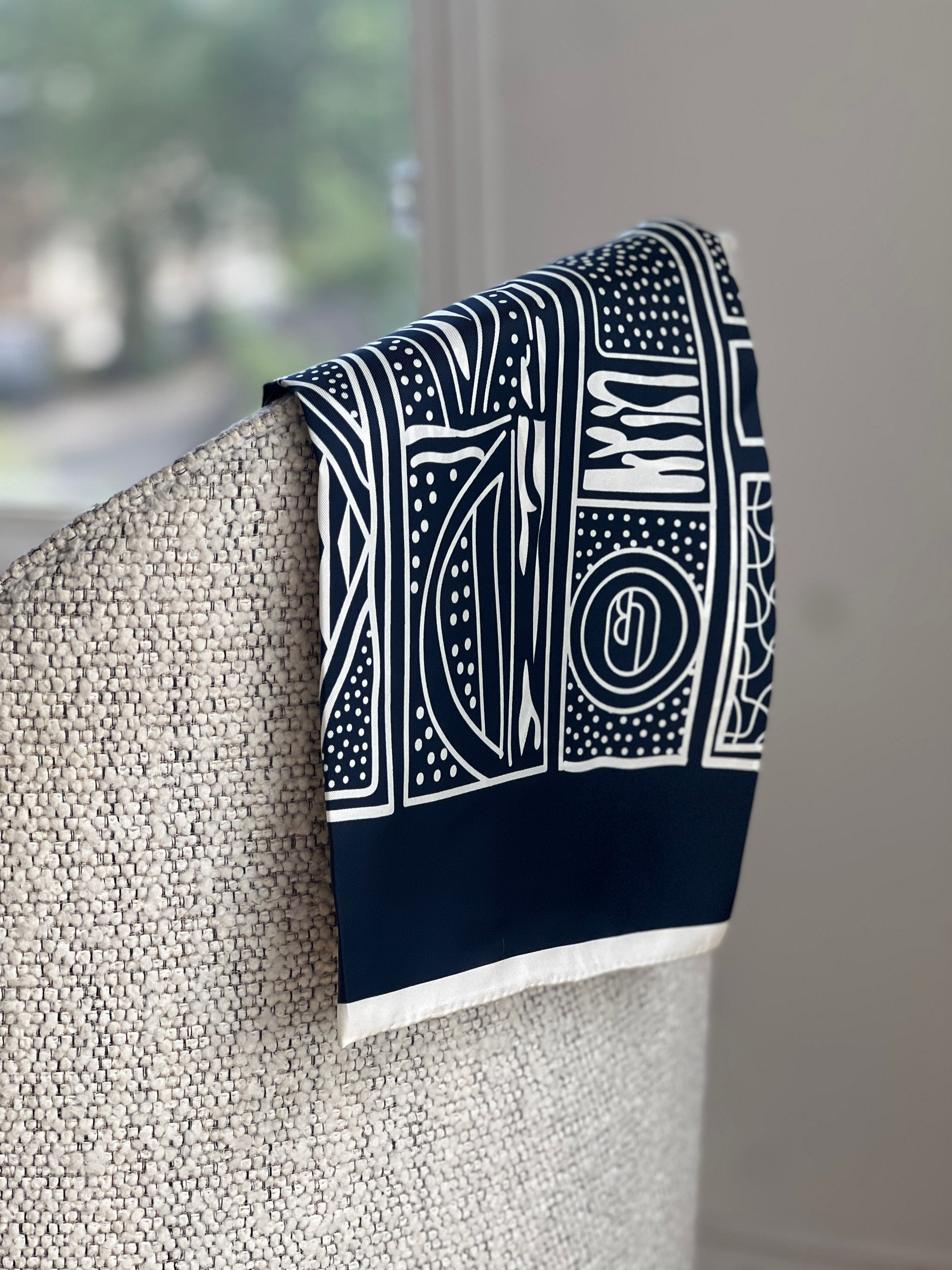 Ndop silk scarf
