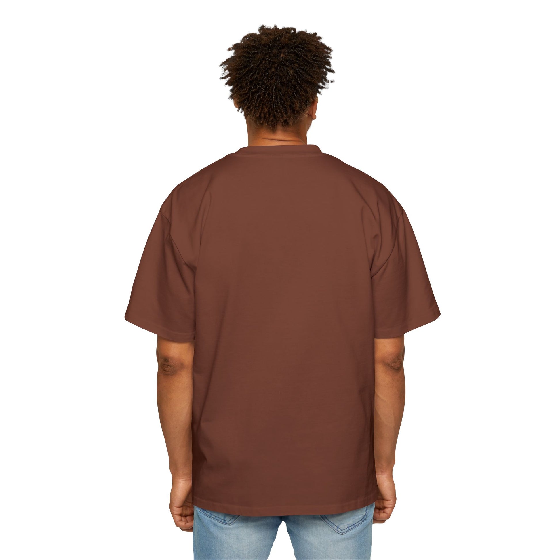 Bamileke/ Culture / Pride / Modern - Black label design Men's Heavy Oversized Tee - A Modern Celebration of Heritage