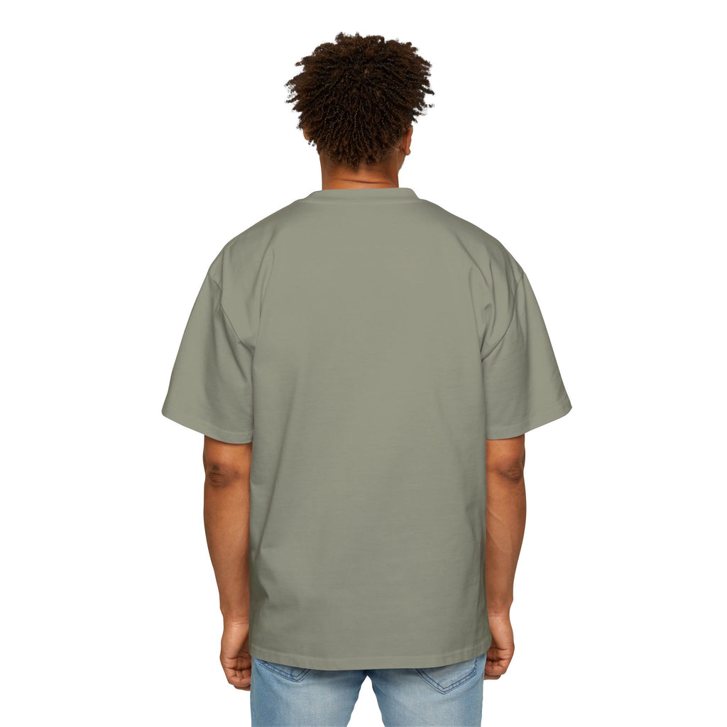 Bamileke/ Culture / Pride / Modern - Black label design Men's Heavy Oversized Tee - A Modern Celebration of Heritage