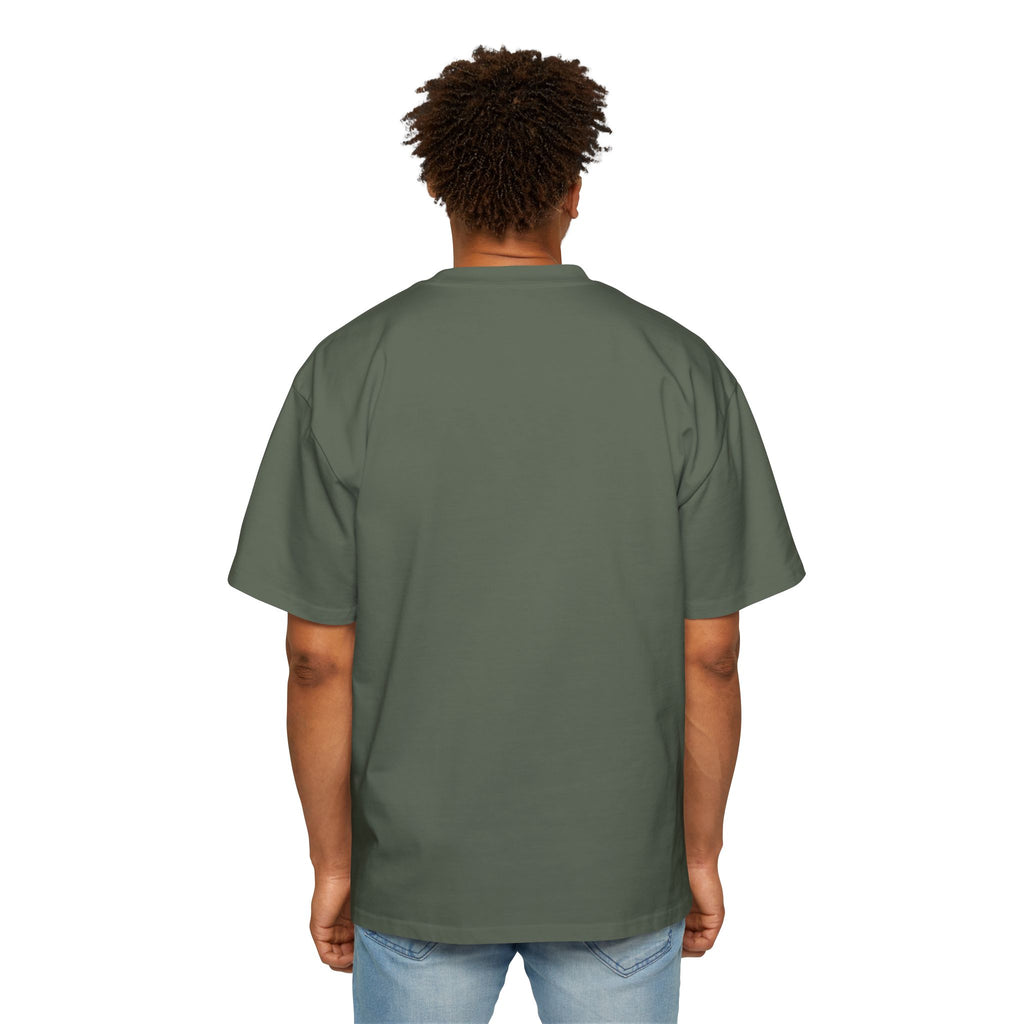 Bamileke/ Culture / Pride / white label design Modern Men's Heavy Oversized Tee - A Modern Celebration of Heritage