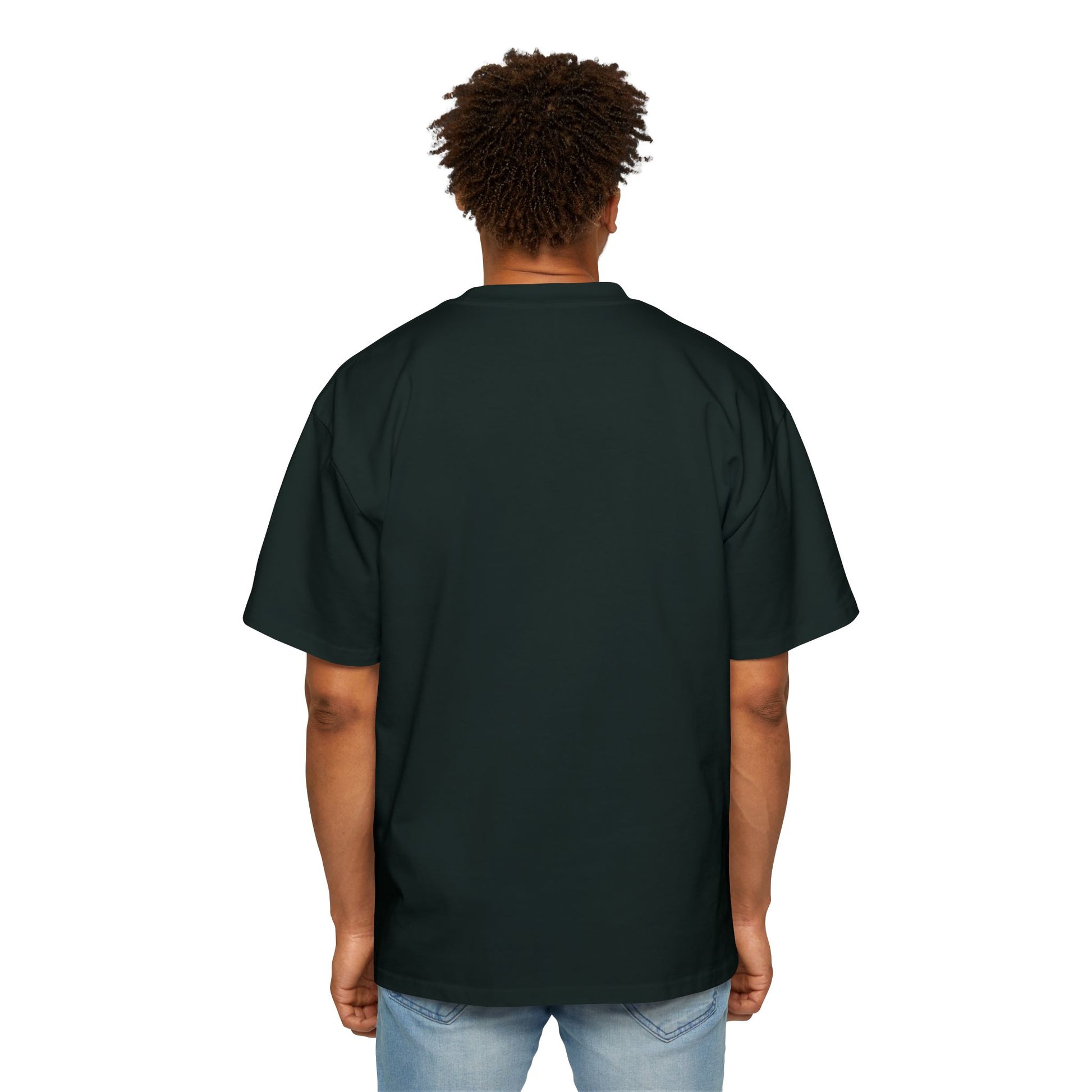 Bamileke/ Culture / Pride / white label design Modern Men's Heavy Oversized Tee - A Modern Celebration of Heritage