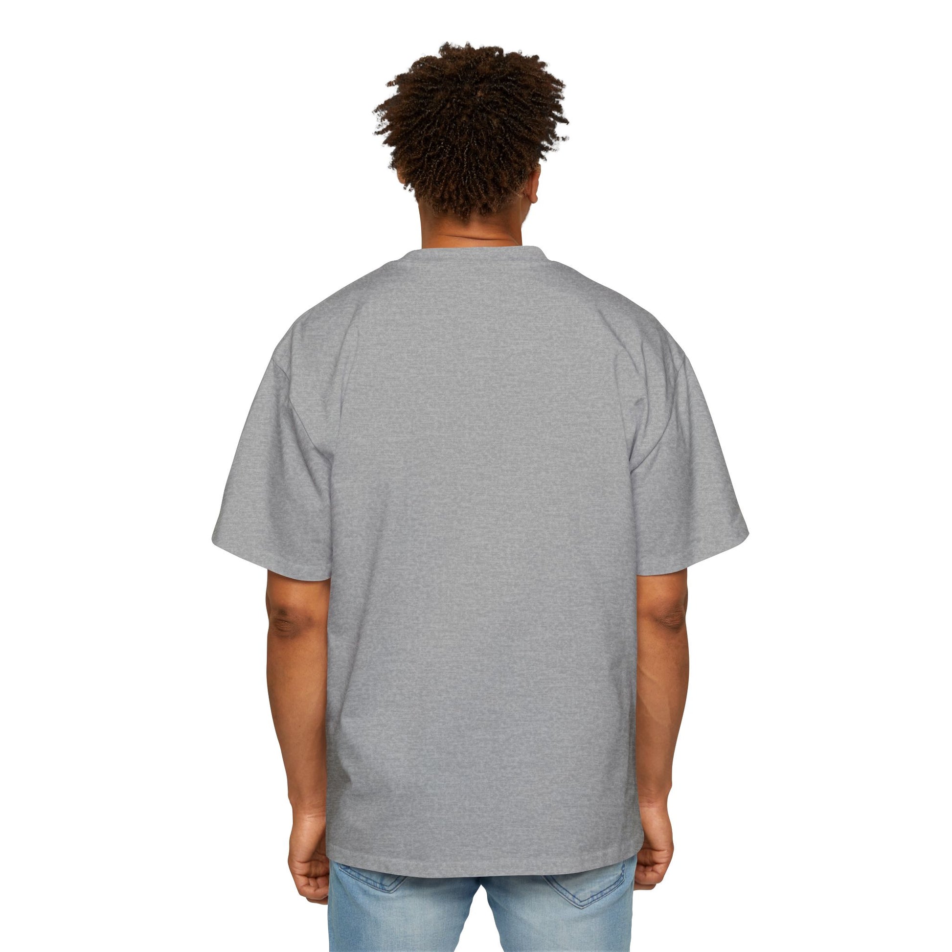 Bamileke/ Culture / Pride / white label design Modern Men's Heavy Oversized Tee - A Modern Celebration of Heritage