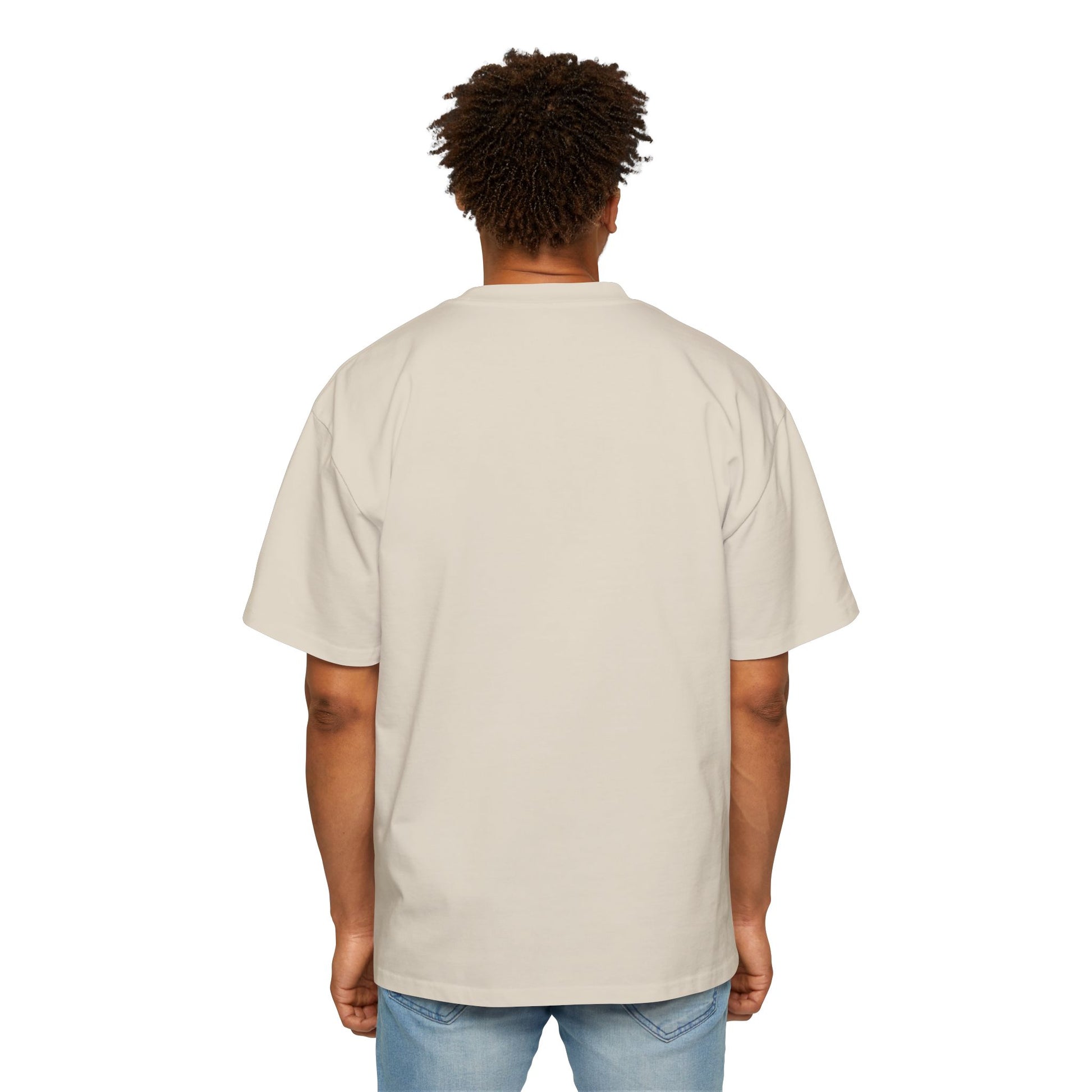Bamileke/ Culture / Pride / Modern - Black label design Men's Heavy Oversized Tee - A Modern Celebration of Heritage