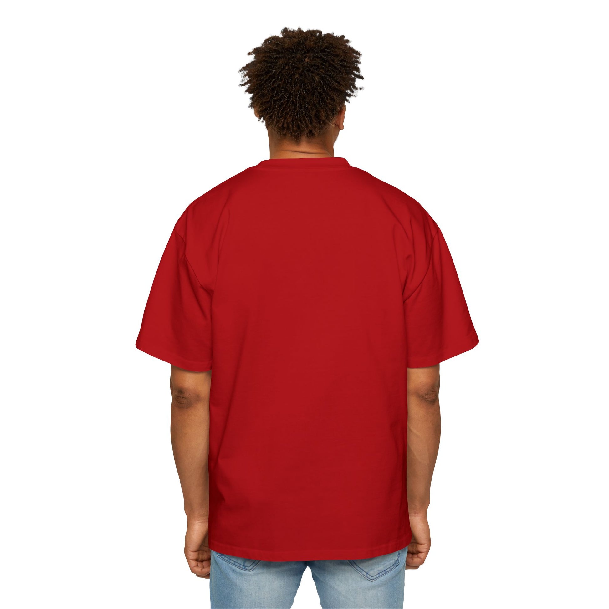 Bamileke/ Culture / Pride / white label design Modern Men's Heavy Oversized Tee - A Modern Celebration of Heritage
